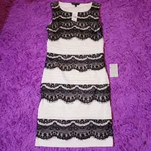 💼⭐HP⭐Felicity & Coco Ivory/ Black Dress